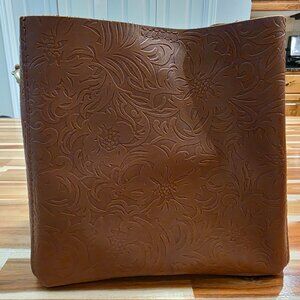 Portland Leather Butterfly Bucket Bag